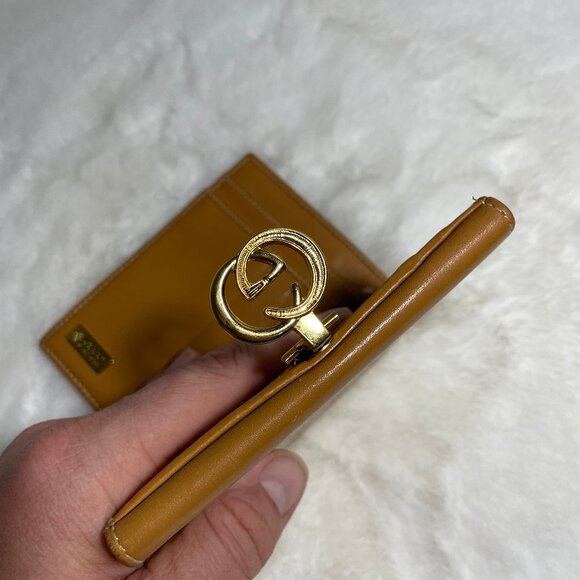 Gucci GG Vintage Monogram Guccissima Leather Compact Wallet Kisslock Clasp - Picture 11 of 15